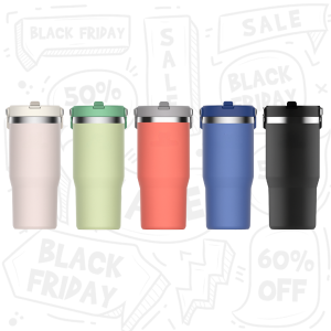 Iceflow Flip Straw Tumbler (0.89) - Black Friday Special