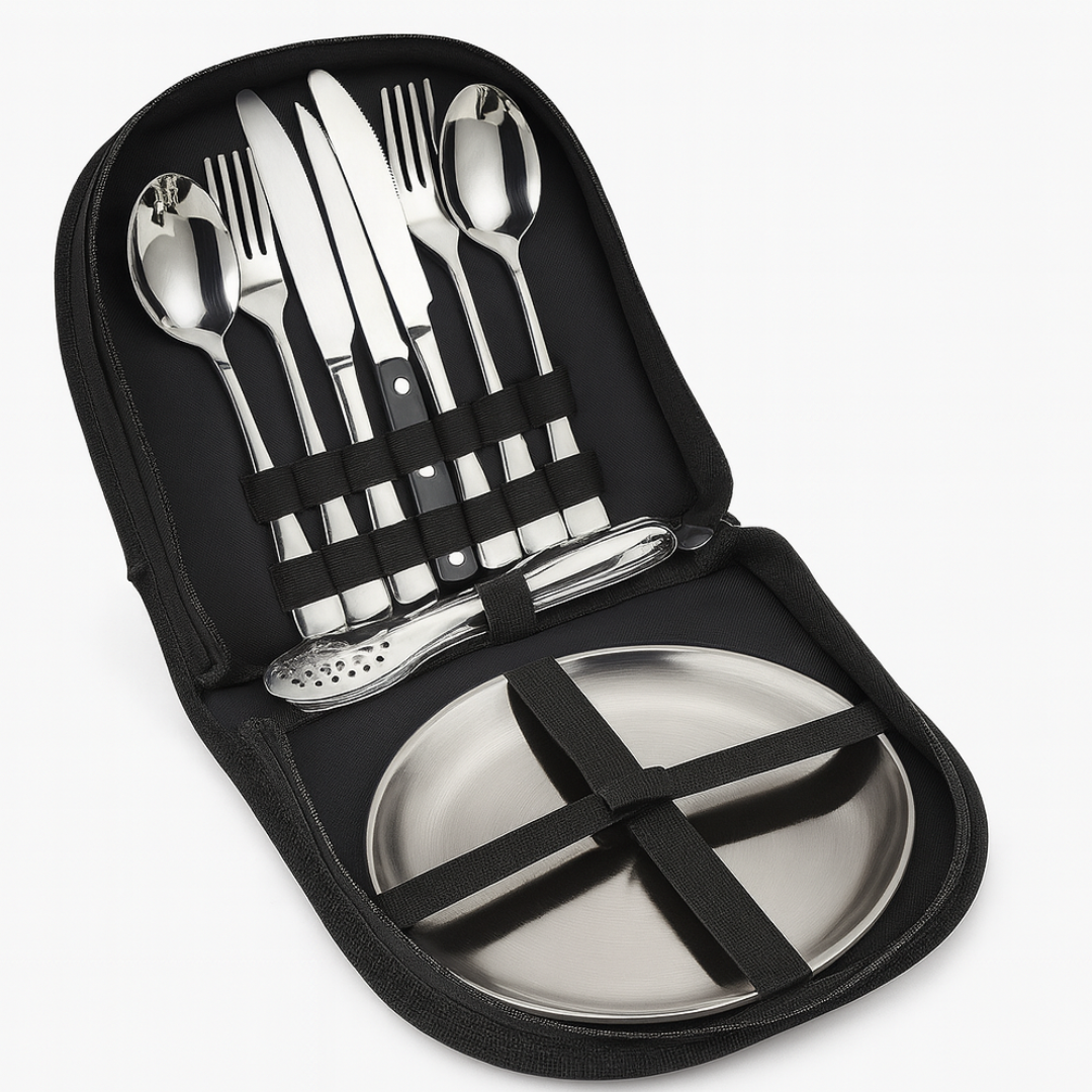 Outdoor Camping Stainless Steel Table Set - Black Friday Specials